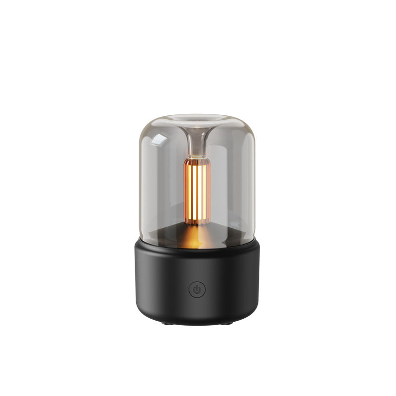 Candlelight-Aroma-Diffusor – tragbarer USB-Luftbefeuchter mit LED-Nachtlicht