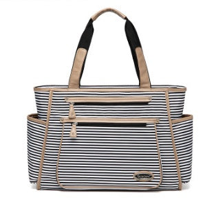 Hand-Carrying Multifunctional Mummy Bag - Striped Fashion Shoulder Bag