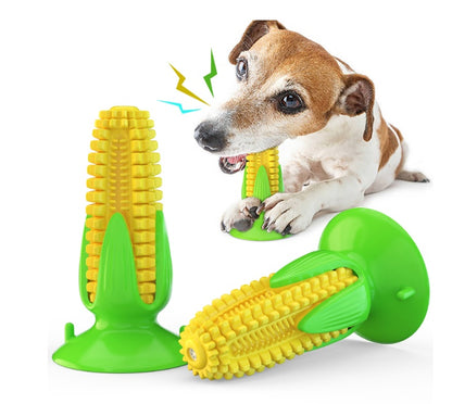 Suction Cup Corn Sound Floating On Water Dog Toy