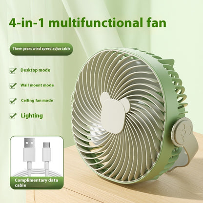 Ventilador USB portátil para dormitório doméstico