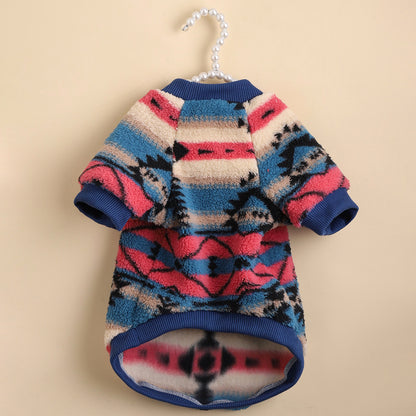 Striped Fleece Sweatshirt for Dogs