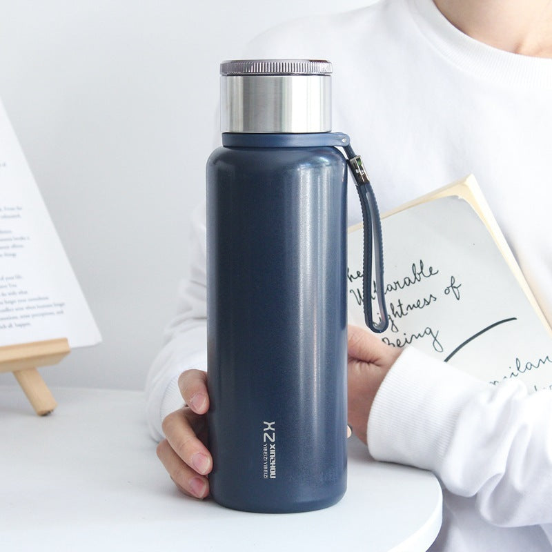 Portable Tea Separation Vacuum Tumbler with Strainer