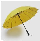 16 bone umbrella advertising umbrella windproof long handle double outdoor automatic umbrella male and female students