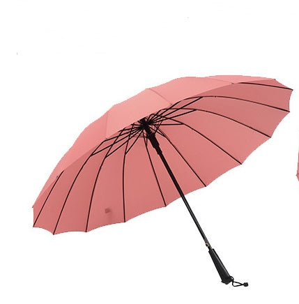 Parapluie publicitaire à 16 os, coupe-vent à long manche, double parapluie automatique d'extérieur pour étudiants masculins et féminins