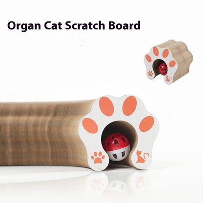 Organ Cat Scratch Board - Strong Magnetic Foldable Toy