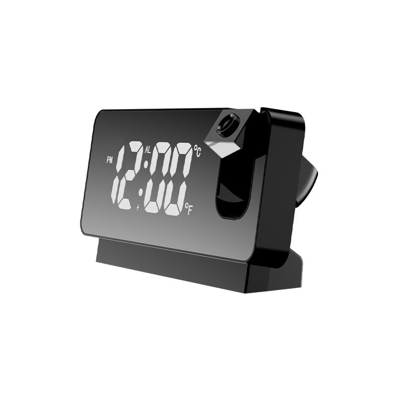 3D LED Projection Alarm Clock with Mirror Display & Snooze | Perfect for Home, Bedroom, Office