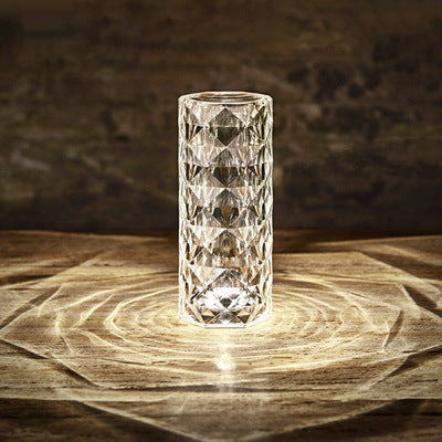 Lampe d'ambiance en cristal de diamant