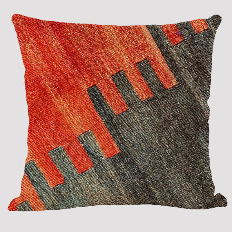 Bohemian Linen Pillow Ethnic Style