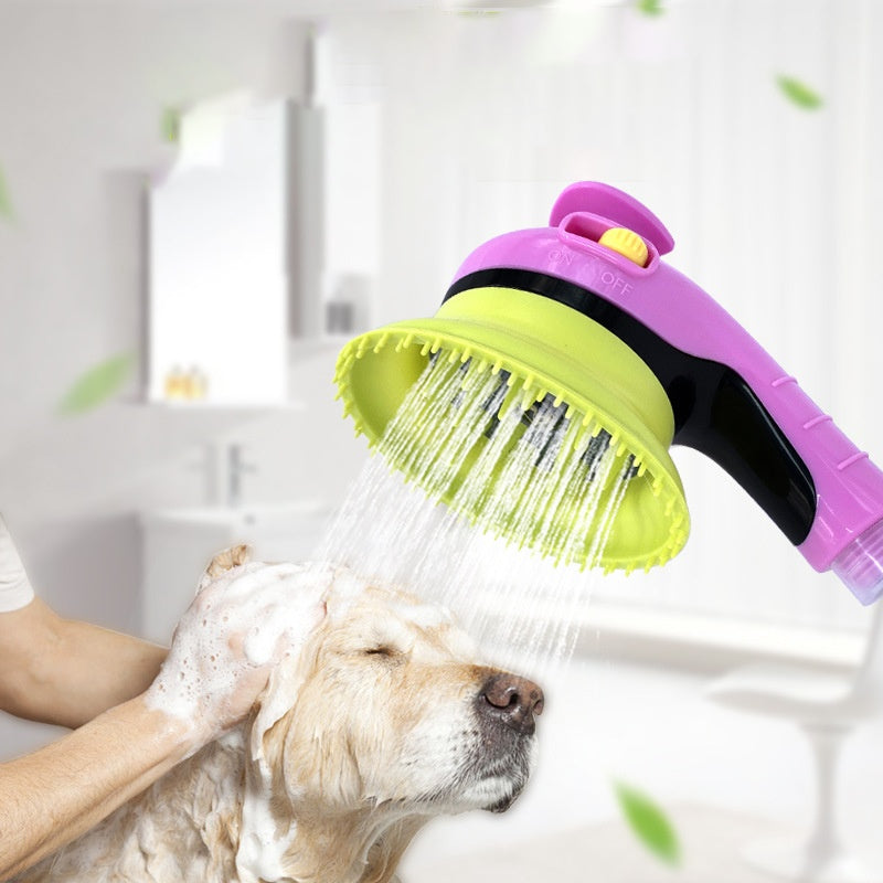 Pommeau de douche massant pour chat et chien