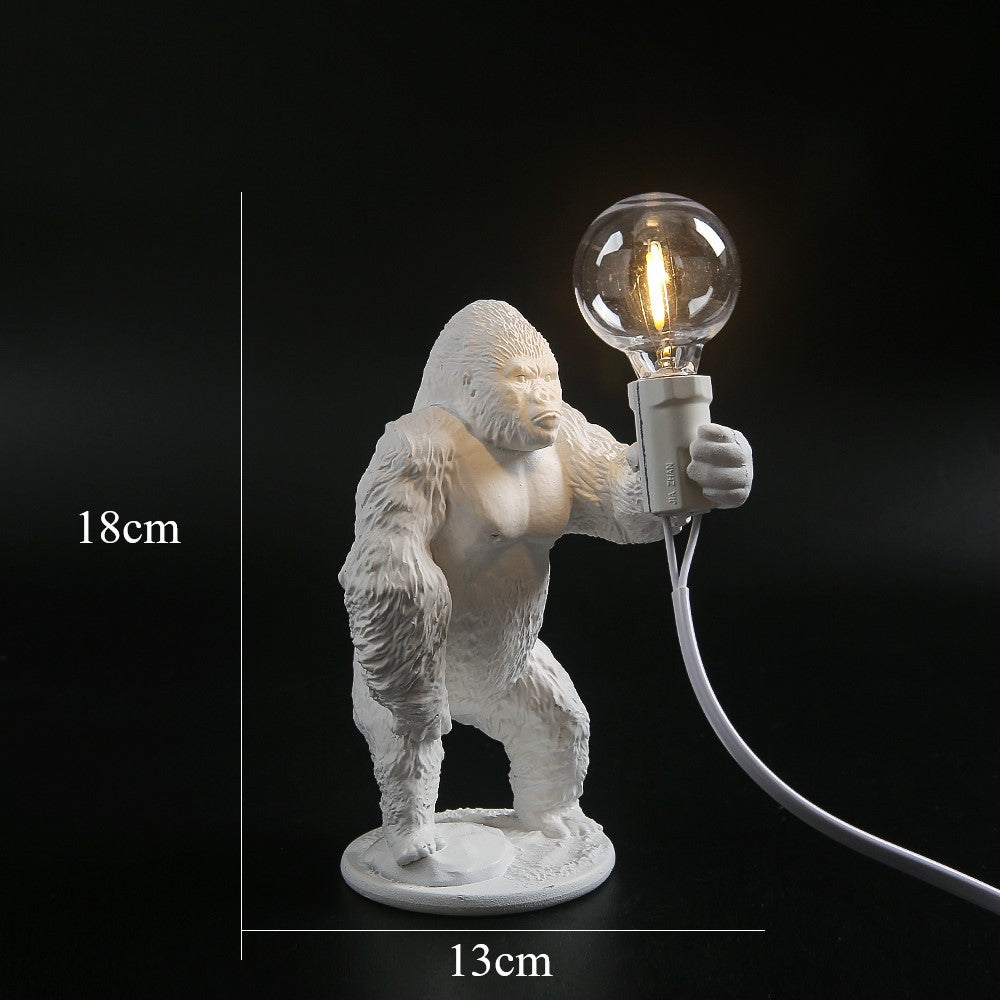 Lampe de table Gorilla Décoration intérieure Petite lampe de nuit