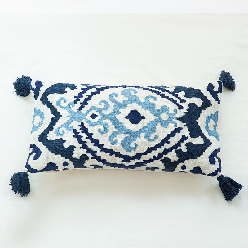 Living Room Handmade Pillowcase Indian Homestay Embroidery