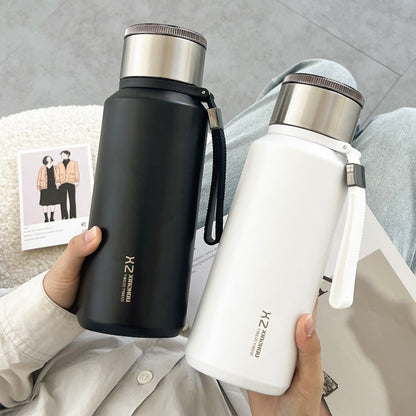 Portable Tea Separation Vacuum Tumbler with Strainer