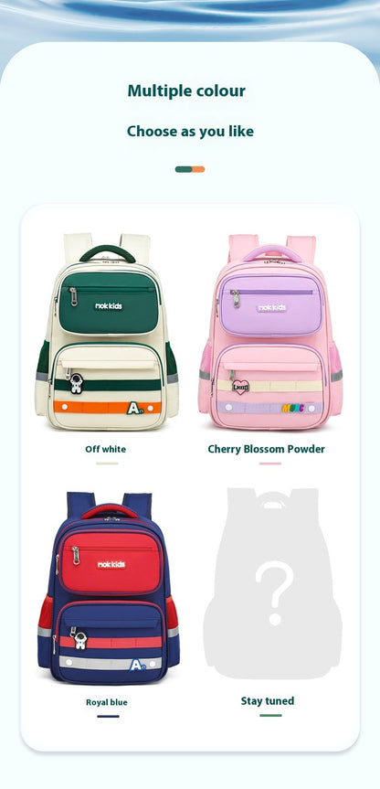 Mochila escolar para niños de gran capacidad estilo inglés