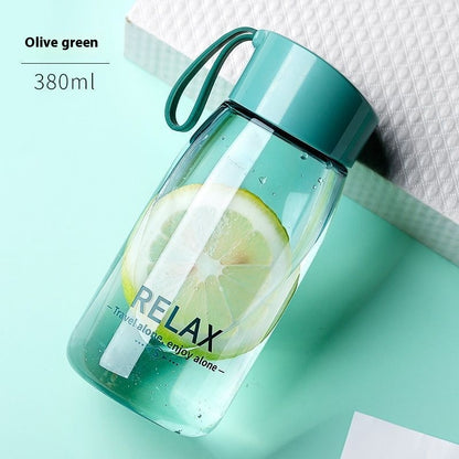 Vaso de plástico portátil pequeño de verano resistente a caídas