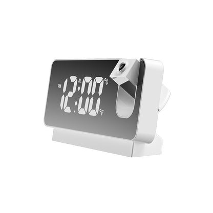 3D LED Projection Alarm Clock with Mirror Display & Snooze | Perfect for Home, Bedroom, Office