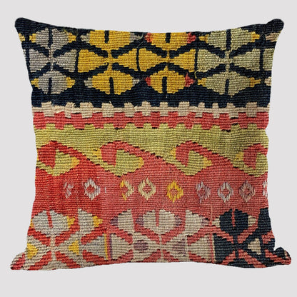 Bohemian Linen Pillow Ethnic Style