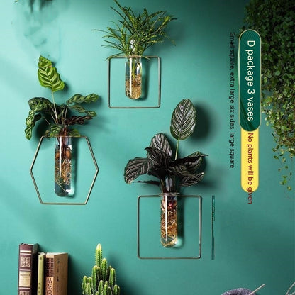 Wall-mounted Hydroponic Flowerpot - Hanging Vase Decoration