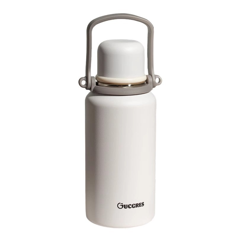 Thermos portatif d'acier inoxydable d'isolation sous vide de double couche de bureau extérieur