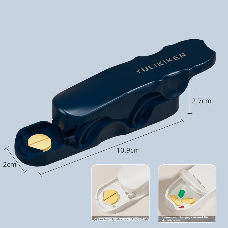 Pill Cutter and Medicine Storage Box