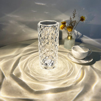 Lampe d'ambiance en cristal de diamant