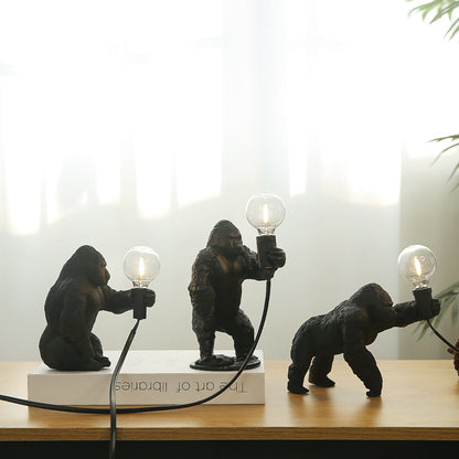 Lampe de table Gorilla Décoration intérieure Petite lampe de nuit