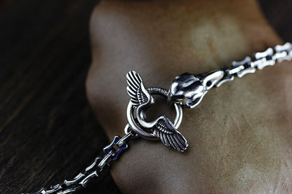 Collier pour hommes en argent S925 fait à la main avec pendentif croix | Bijoux en argent thaïlandais de 26 pouces