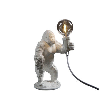 Candeeiro de mesa Gorilla para decoração interior pequeno candeeiro noturno