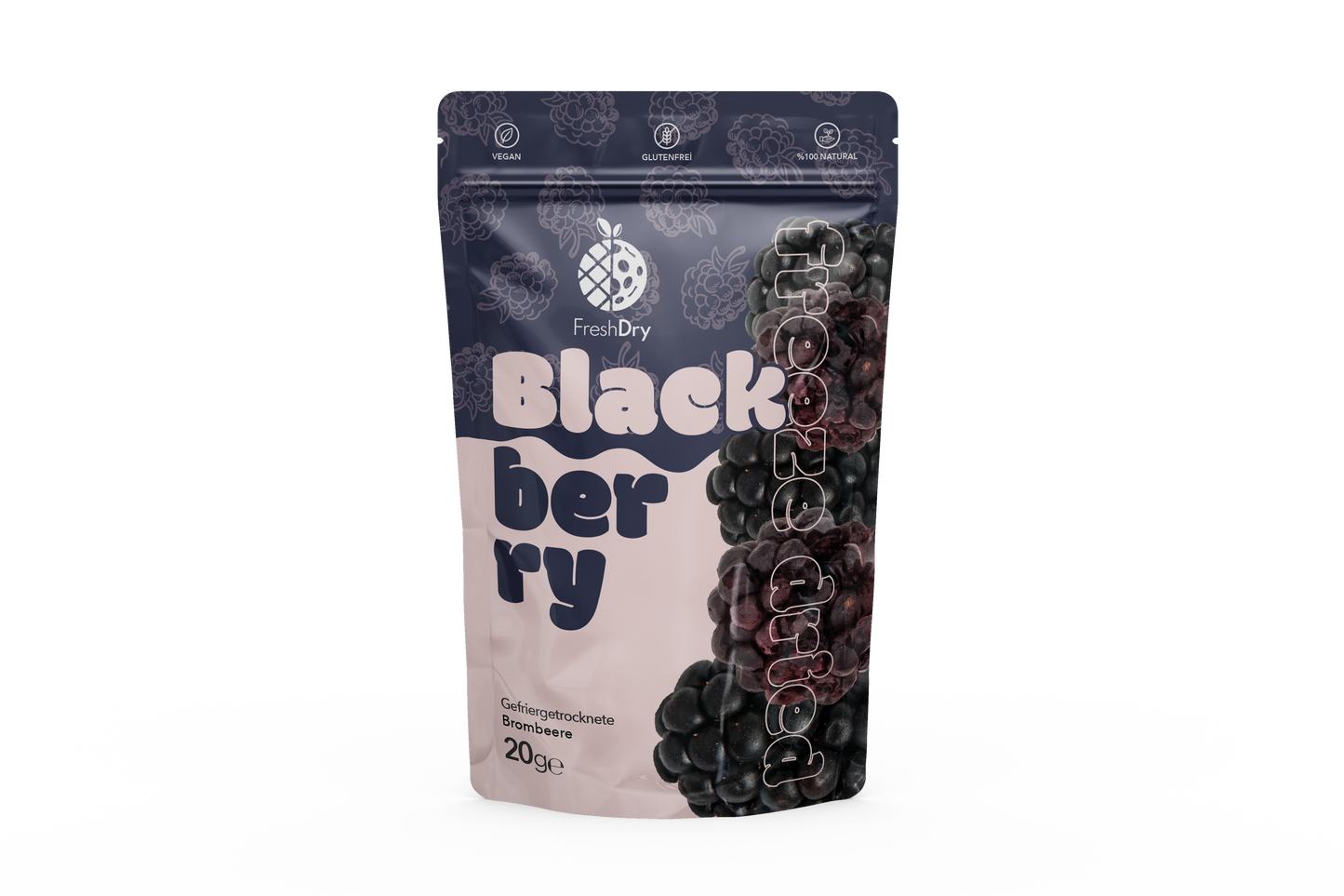 Gefriergetrocknete ganze Brombeeren – 20 g