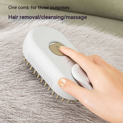 Cat Steam Brush - 3-in-1 Electric Spray Pet Grooming Comb