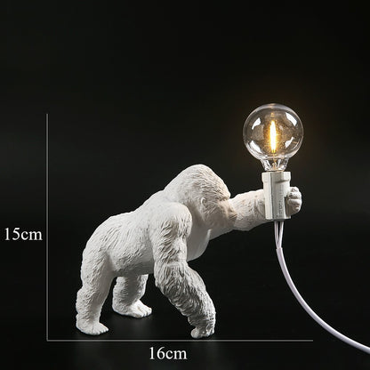 Lampe de table Gorilla Décoration intérieure Petite lampe de nuit