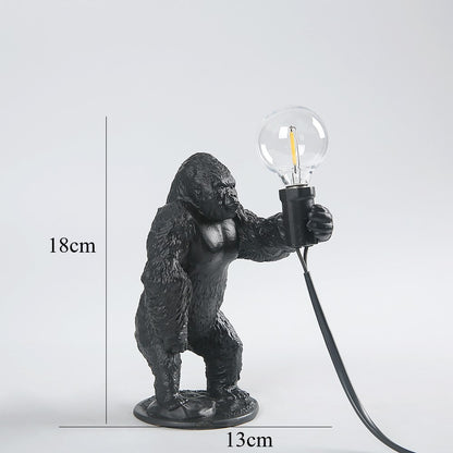 Lampe de table Gorilla Décoration intérieure Petite lampe de nuit