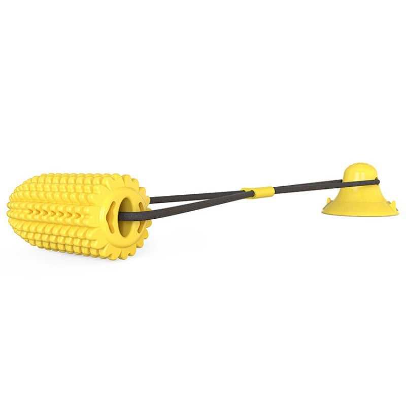 Suction Cup Corn Sound Floating On Water Dog Toy