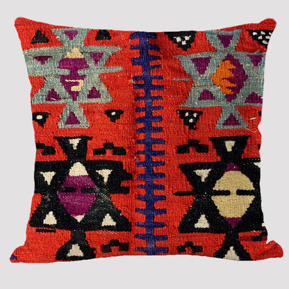 Bohemian Linen Pillow Ethnic Style