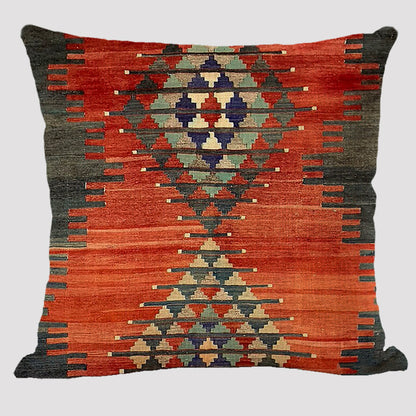 Bohemian Linen Pillow Ethnic Style