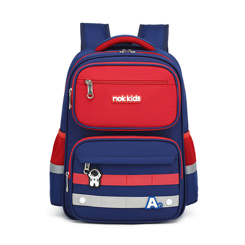 Mochila escolar infantil estilo inglês de grande capacidade