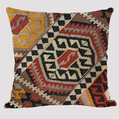 Almohada de lino bohemia estilo étnico