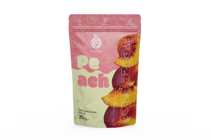 Freeze-Dried Peach Slices – 20g